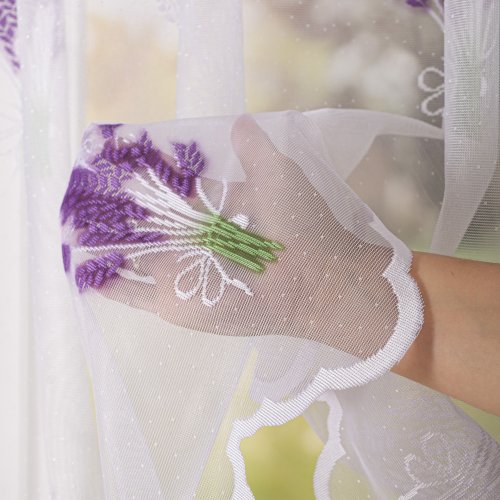 FIRANA ŻAKARD LAWENDA  150CM