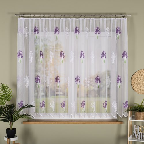 FIRANA ŻAKARD LAWENDA  150CM