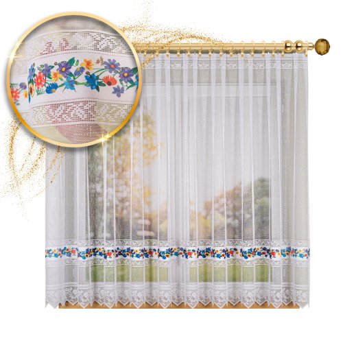 FIRANA ŻAKARD RÓŻA KOLOR 150CM