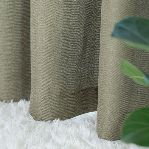 ZASŁONA EKSKLUZYWNA JODEŁKA SZAROZIELONY SZER.140cm