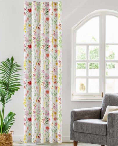 Zasłona wiosna plamoodporna  szer.160cm