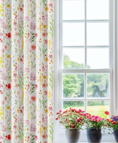 ZASŁONA WIOSNA PLAMOODPORNA  SZER.160cm