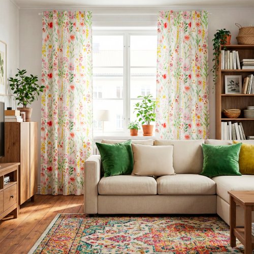 ZASŁONA WIOSNA PLAMOODPORNA  SZER.160cm