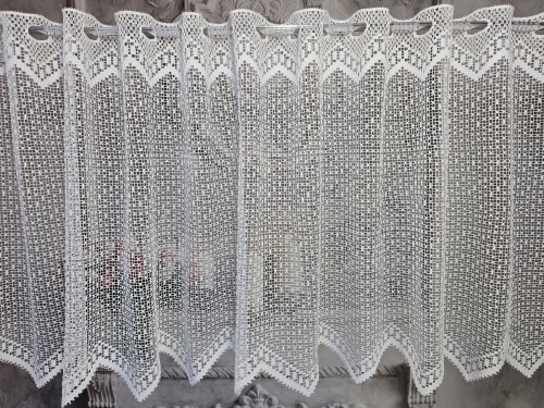 ZAZDROSTKA ŻAKARD ZĄBKI 50CM/70CM/90CM (cena za 0,50mb)