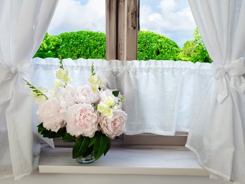 Kopia ZESTAW ZASŁON+ZAZDROSTKA SHABBY CHIC FALBANKA