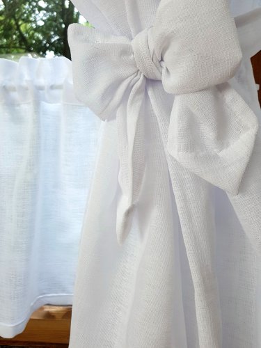 Kopia ZESTAW ZASŁON+ZAZDROSTKA SHABBY CHIC FALBANKA