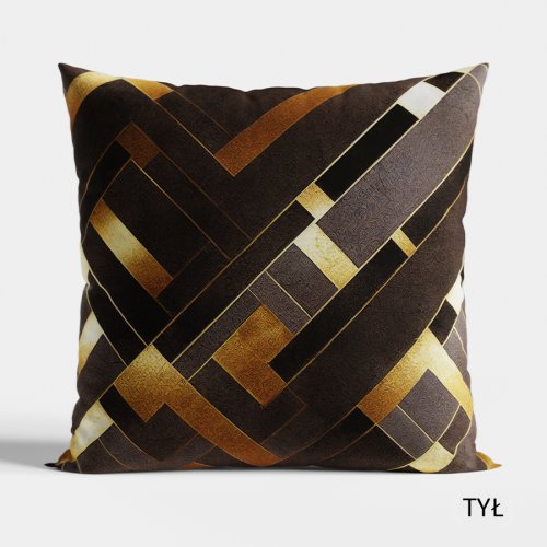 POSZEWKA VELVET ZŁOTO 40X40CM