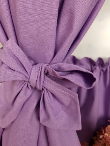 TKANINA DEKORACYJNA FIOLET WRZOS HISZPAŃSKA TKANINA SZER.140cm/280CM 