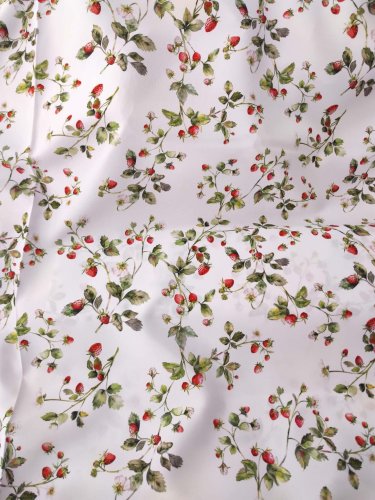 TKANINA PLAMOODPORNA POZIOMKI 150CM 