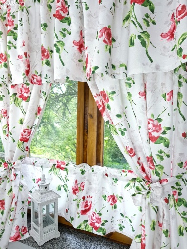 ZAKOSTYL KOMPLET CZERWONE RÓŻE