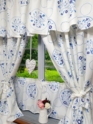 Zakostyl komplet folk niebieski