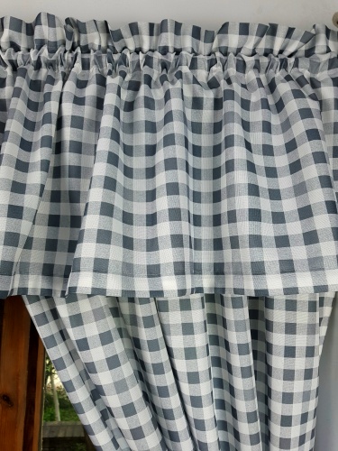 ZAKOSTYL KOMPLET SZARA KRATKA