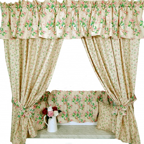 Zakostyl komplet vintage shabby jabłonie 5