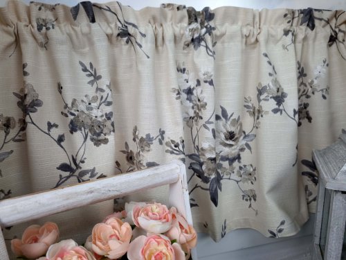 ZAKOSTYL ZASŁONY KREM + ZAZDROSTKA VINTAGE SHABBY 2