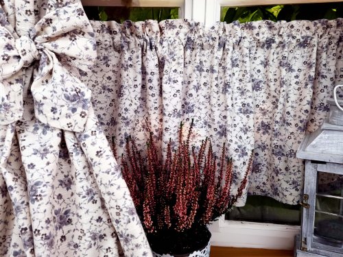 ZAKOSTYL ZASŁONY KREM + ZAZDROSTKA VINTAGE SHABBY 8