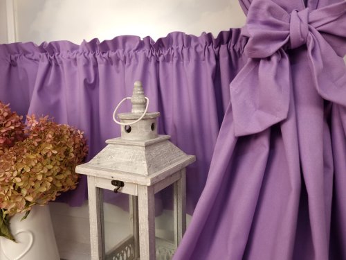 ZAKOSTYL ZASŁONY + ZAZDROSTKA FIOLET WRZOS