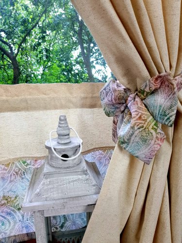 ZAKOSTYL ZASŁONY + ZAZDROSTKA KLASYK VINTAGE SHABBY2