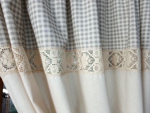 ZAKOSTYL ZASŁONY + ZAZDROSTKA KORONKA VINTAGE SHABBY 4