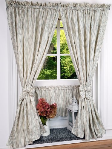 Zakostyl zasłony + zazdrostka mięta krem