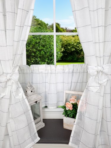 ZAKOSTYL ZASŁONY + ZAZDROSTKA SREBRNA NITKA 