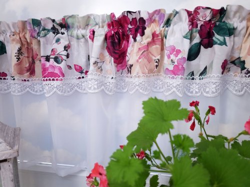 ZAKOSTYL ZAZDROSTKA RÓŻA GIPIURA WOAL3