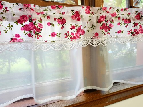 ZAKOSTYL ZAZDROSTKA SHABBY RÓŻA GIPIURA WOAL