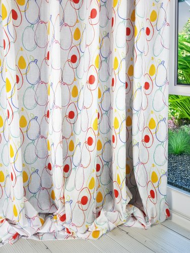 ZASŁONA DEKORACYJNA ETAMINA AWOKADO SZER.130CM