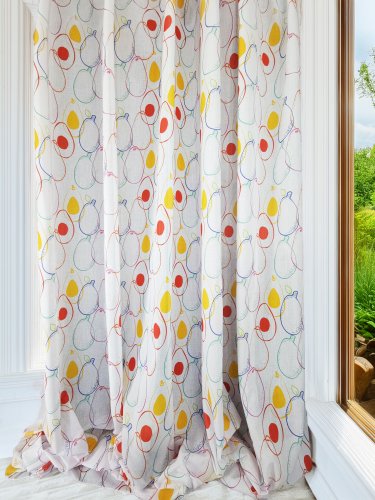 ZASŁONA DEKORACYJNA ETAMINA AWOKADO SZER.130CM