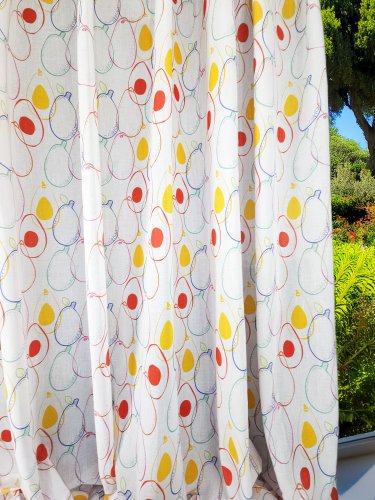 ZASŁONA DEKORACYJNA ETAMINA AWOKADO SZER.130CM