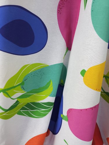 ZASŁONA DEKORACYJNA NOWOCZESNA AWOKADO SZER.130CM