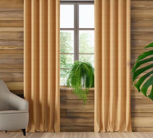 ZASŁONA EFE CIEPŁY BEŻOWY (KOLOR 334)