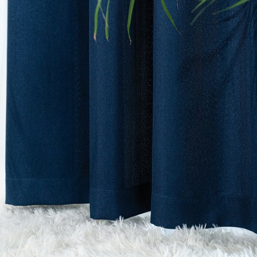 ZASŁONA EKSKLUZYWNA JODEŁKA GRANATOWA SZER.140cm