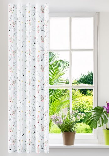 ZASŁONA KURKI KURY KOKO WODOODPORNA SZER.150cm