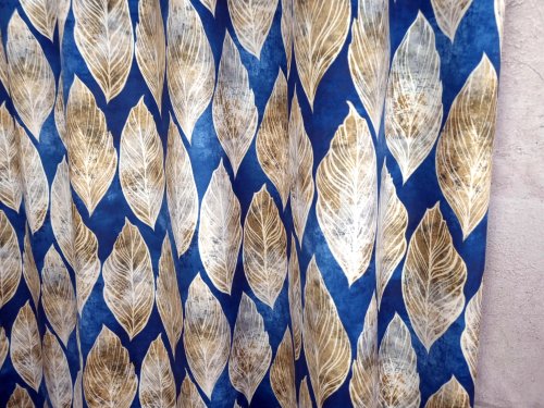 ZASŁONA LIŚCIE NA GRANACIE SZER.140cm