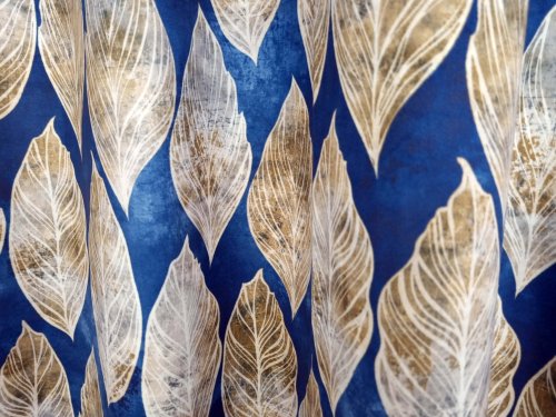 ZASŁONA LIŚCIE NA GRANACIE SZER.140cm