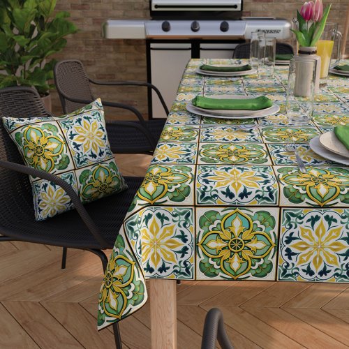 ZASŁONA MALIK MOZAIKA  WODOODPORNA SZER.150cm