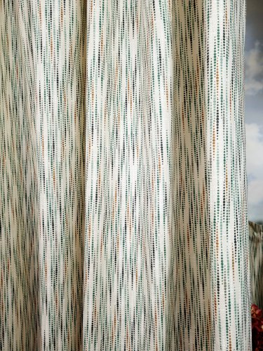 ZASŁONA MIĘTA NA KREMIE , 130cm