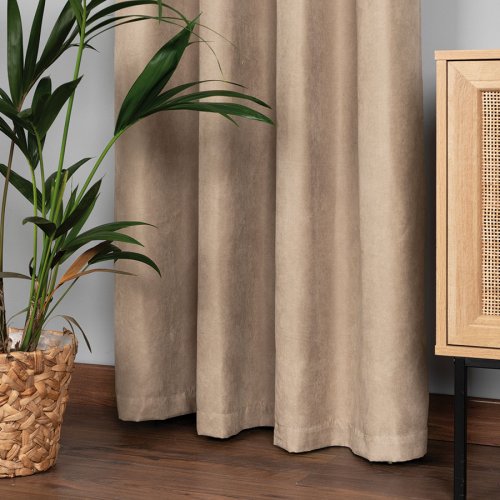 ZASŁONA MILAS SOFT PRZELOTKI  (KOLOR 003 CAPPUCCINO)