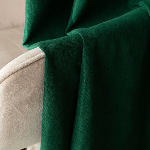 ZASŁONA MILAS SOFT PRZELOTKI  (KOLOR 788 SZMARAGDOWY)