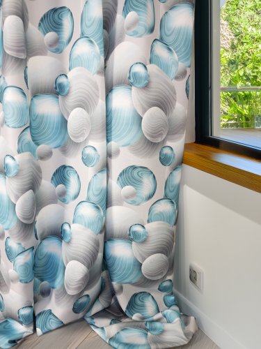 Zasłona oxford koła szer.140cm