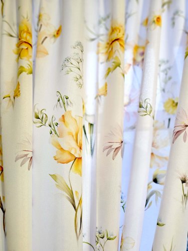 ZASŁONA OXFORD WIOSENNA POLANA  SZER.140cm