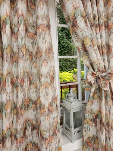 Zasłona pasy prl zygzak szer.130cm