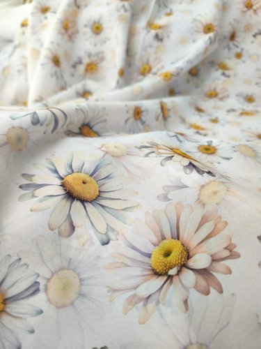 ZASŁONA STOKROTKI WIOSNA WODOODPORNA SZER.150cm