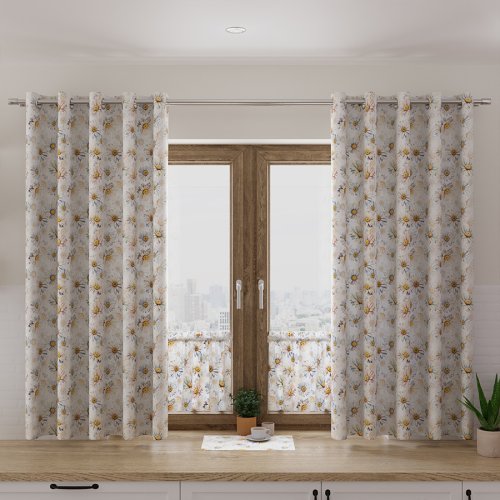 ZASŁONA STOKROTKI WIOSNA WODOODPORNA SZER.150cm