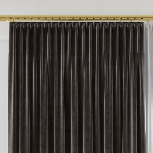 ZASŁONA VELVET GRAFITOWY