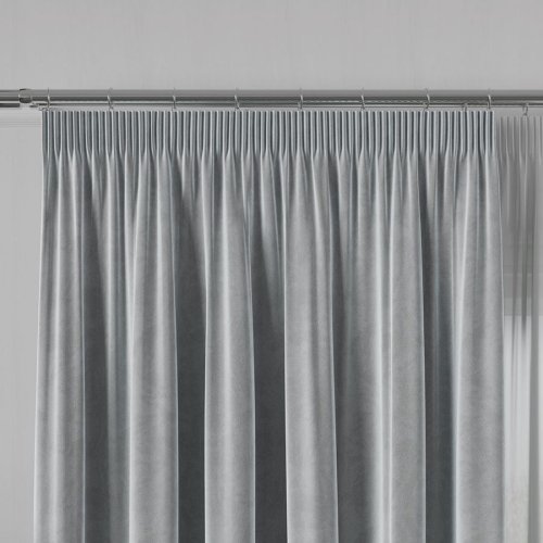 ZASŁONA VELVET JASNY SZARY