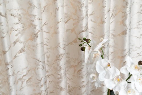 ZASŁONA VELVET KREM GLAMOUR POŁYSK LUMINA 