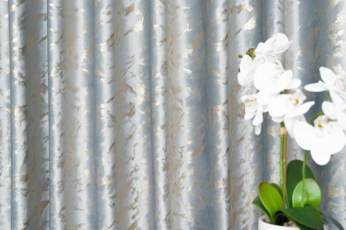 ZASŁONA VELVET SZARY GLAMOUR POŁYSK LUMINA 