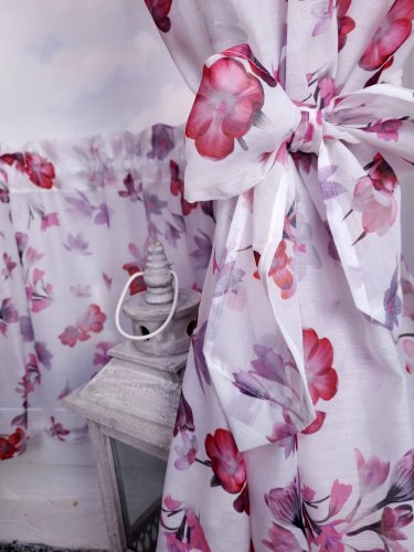 ZASŁONY + ZAZDROSTKA ETAMINA KROKUS