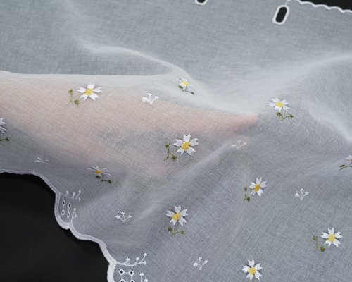 Zazdrostka etamina kwiatuszki 40cm/60cm  (cena za 0,50mb)